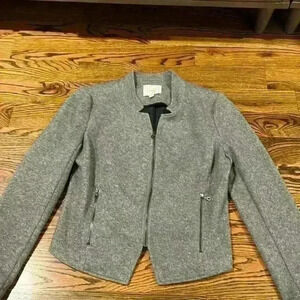 Loft Gray Blazer Wool size 8